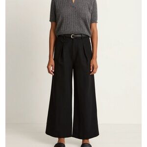 Elegant Black Wide-Leg Pants